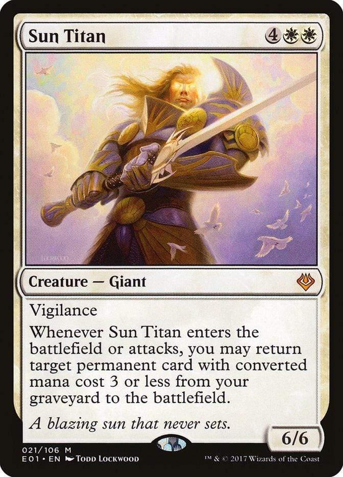 Magic: The Gathering MTG Single Sun Titan [Archenemy: Nicol Bolas]