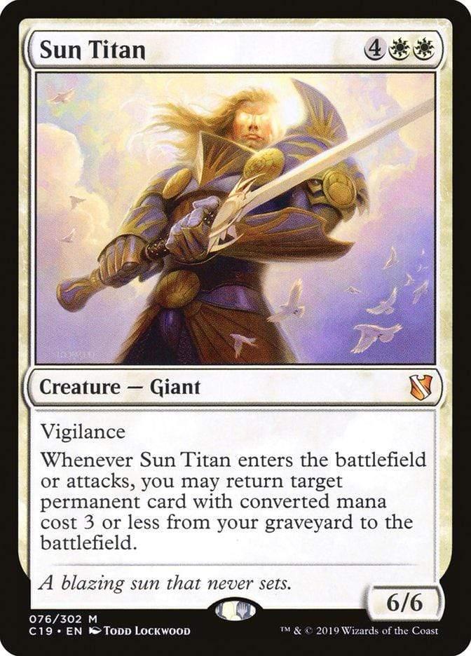 Magic: The Gathering MTG Single Sun Titan [Commander 2019]