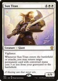 Magic: The Gathering MTG Single Sun Titan [Zendikar Rising Commander]