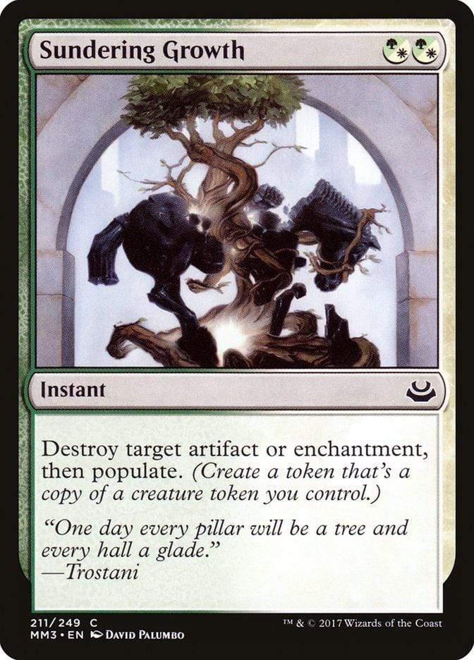 Magic: The Gathering MTG Single Sundering Growth [Modern Masters 2017]