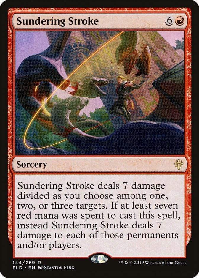 Magic: The Gathering MTG Single Sundering Stroke [Throne of Eldraine]
