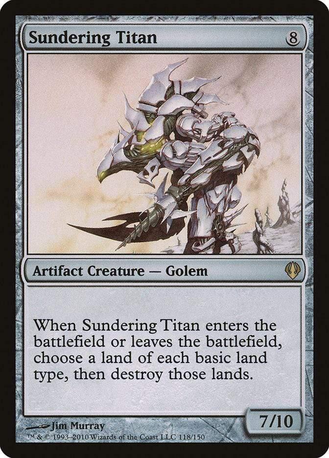 Magic: The Gathering MTG Single Sundering Titan [Archenemy]