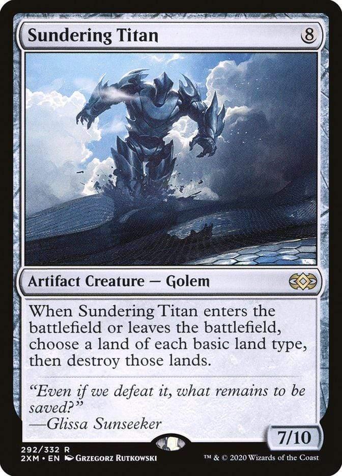 Magic: The Gathering MTG Single Sundering Titan [Double Masters]