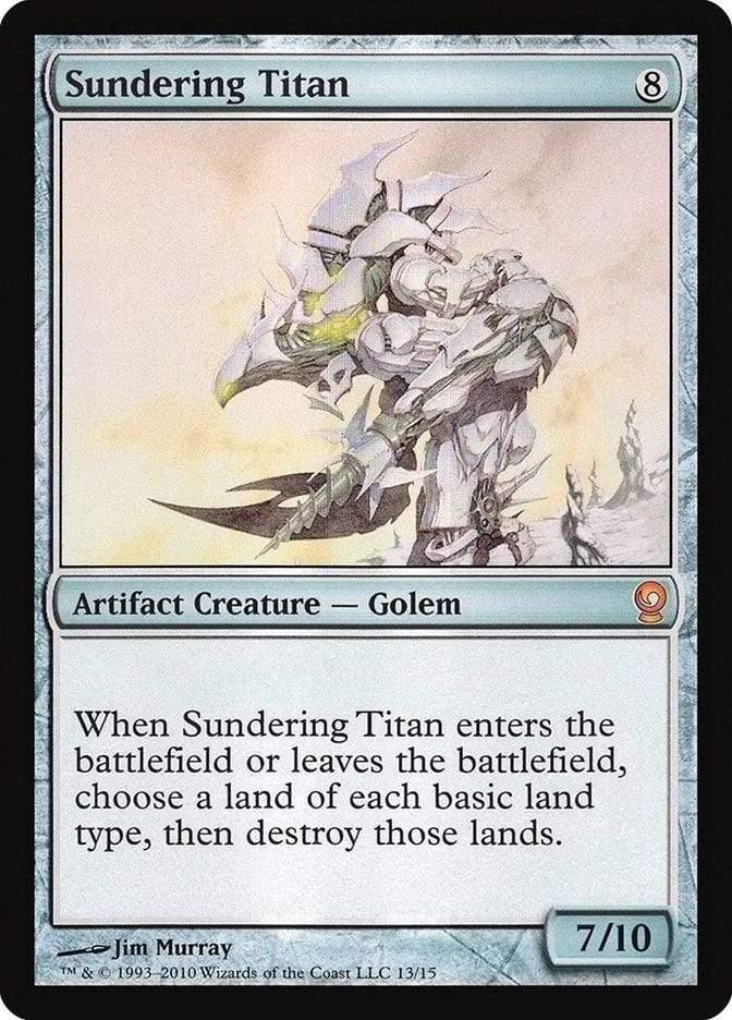 Magic: The Gathering MTG Single Sundering Titan [From the Vault: Relics]