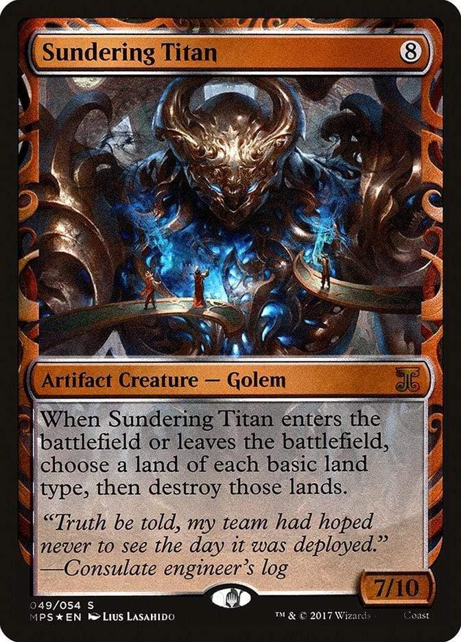 Magic: The Gathering MTG Single Sundering Titan [Kaladesh Inventions]