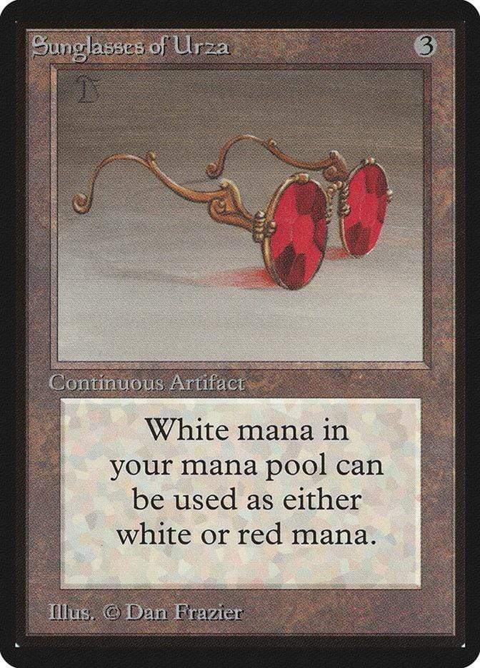 Magic: The Gathering MTG Single Sunglasses of Urza [Limited Edition Beta]