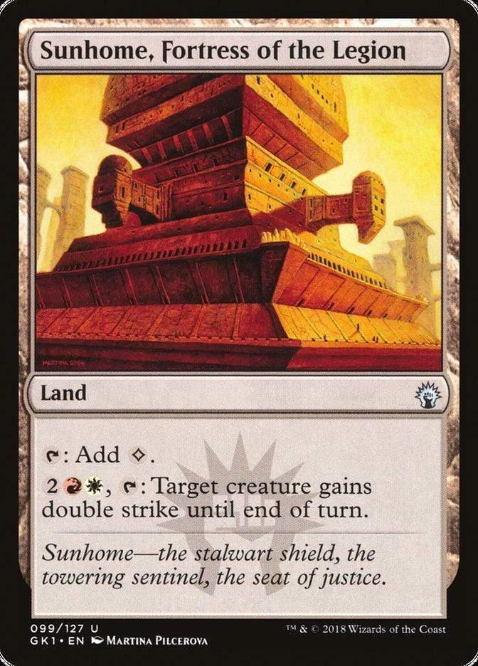 Magic: The Gathering MTG Single Sunhome, Fortress of the Legion [Guilds of Ravnica Guild Kit]