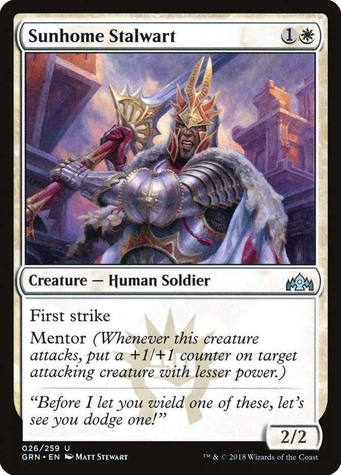 Magic: The Gathering MTG Single Sunhome Stalwart [Guilds of Ravnica]