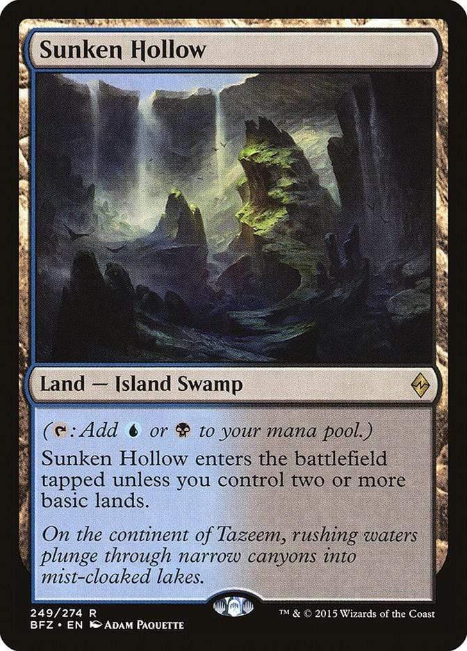 Magic: The Gathering MTG Single Sunken Hollow [Battle for Zendikar]