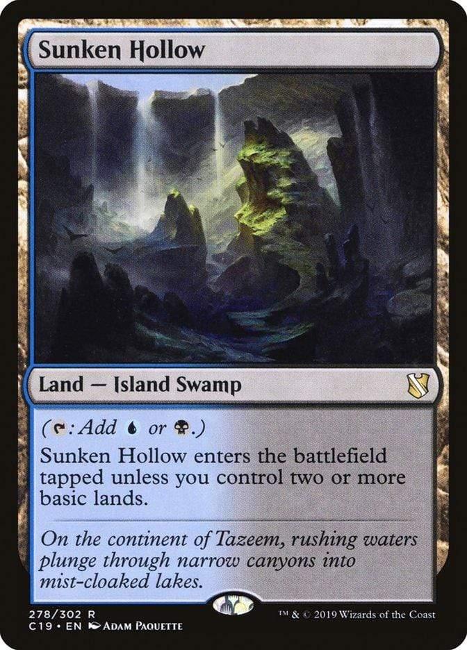 Magic: The Gathering MTG Single Sunken Hollow [Commander 2019]
