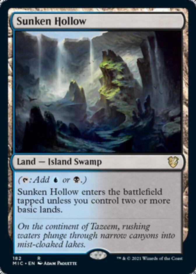 Magic: The Gathering MTG Single Sunken Hollow [Innistrad: Midnight Hunt Commander]