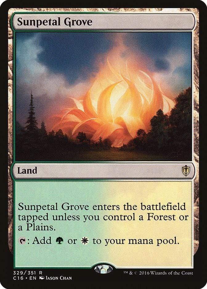 Magic: The Gathering MTG Single Sunpetal Grove [Commander 2016]