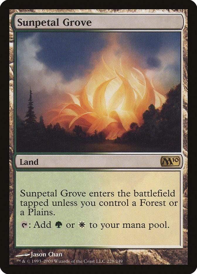 Magic: The Gathering MTG Single Sunpetal Grove [Magic 2010]
