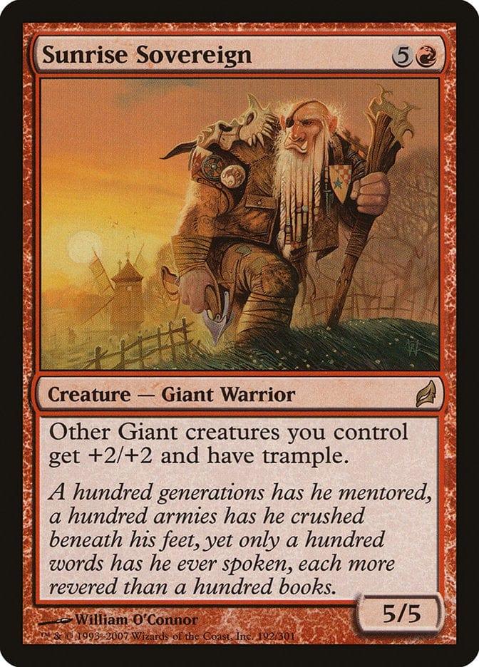 Magic: The Gathering MTG Single Sunrise Sovereign [Lorwyn]