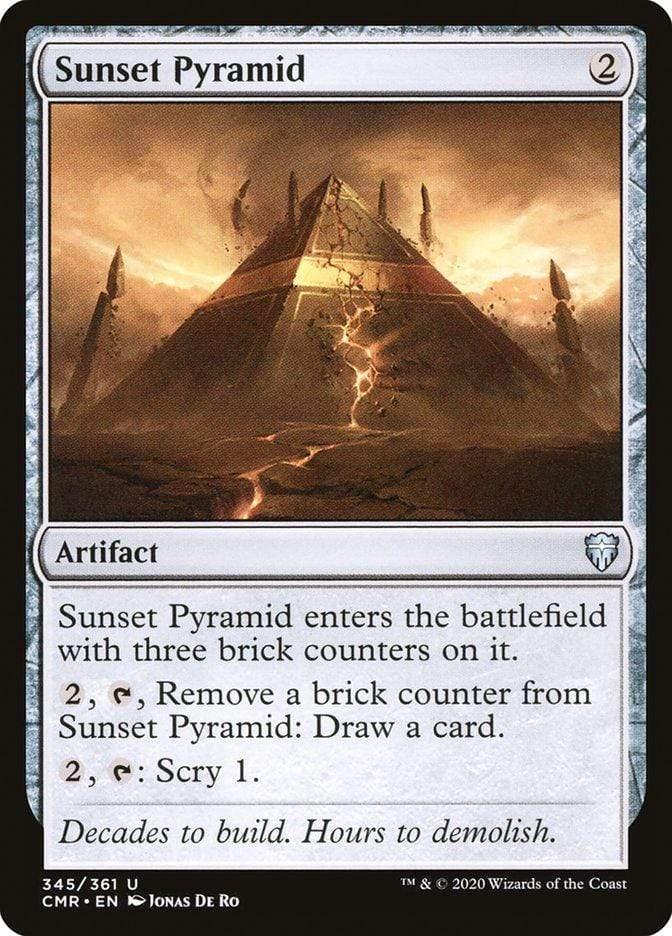 Magic: The Gathering MTG Single Sunset Pyramid [Commander Legends]