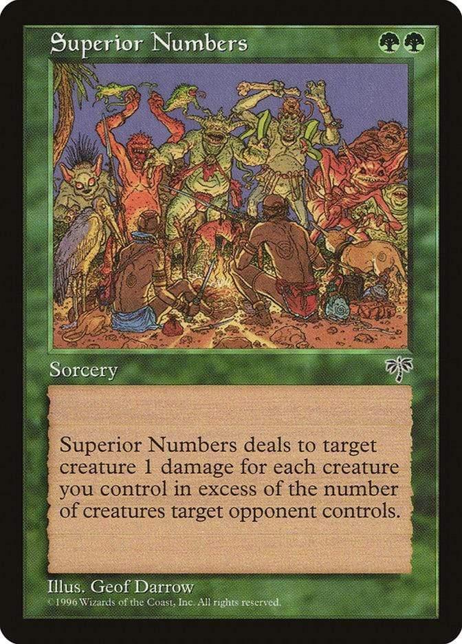 Magic: The Gathering MTG Single Superior Numbers [Mirage]