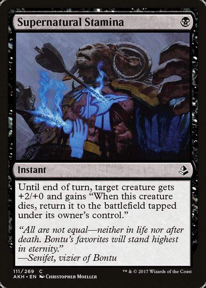 Magic: The Gathering MTG Single Supernatural Stamina [Amonkhet]