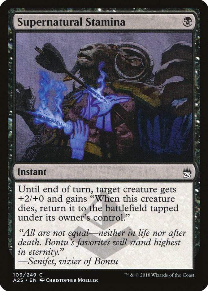 Magic: The Gathering MTG Single Supernatural Stamina [Masters 25]