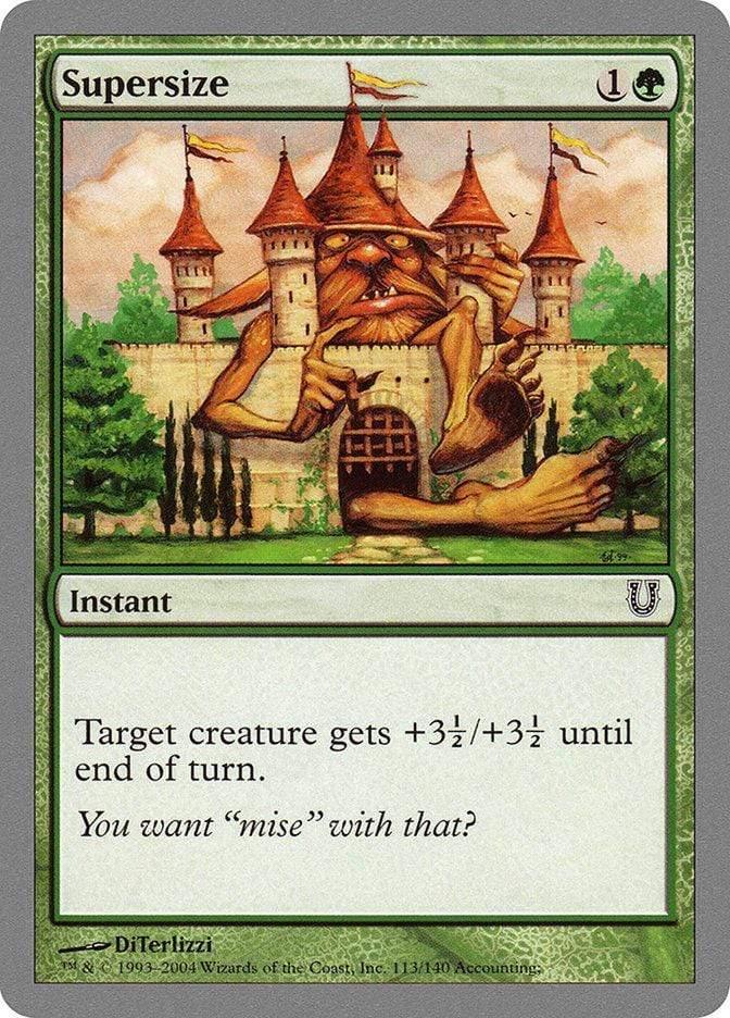 Magic: The Gathering MTG Single Supersize [Unhinged]