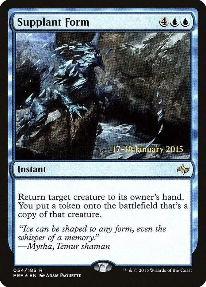 Magic: The Gathering MTG Single Supplant Form  [Fate Reforged Prerelease Promos]