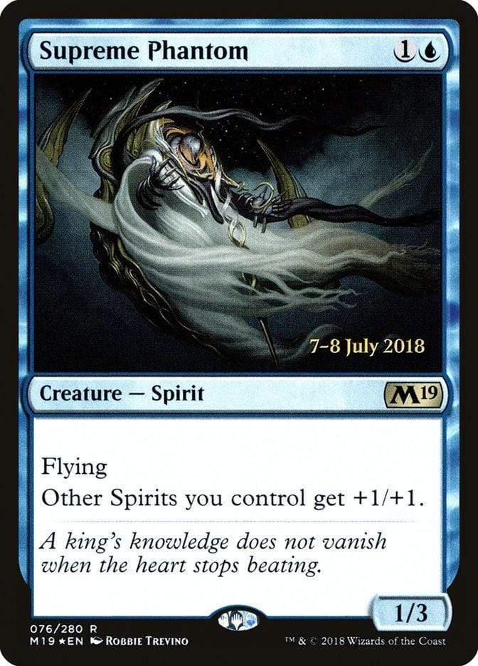 Magic: The Gathering MTG Single Supreme Phantom  [Core Set 2019 Prerelease Promos]