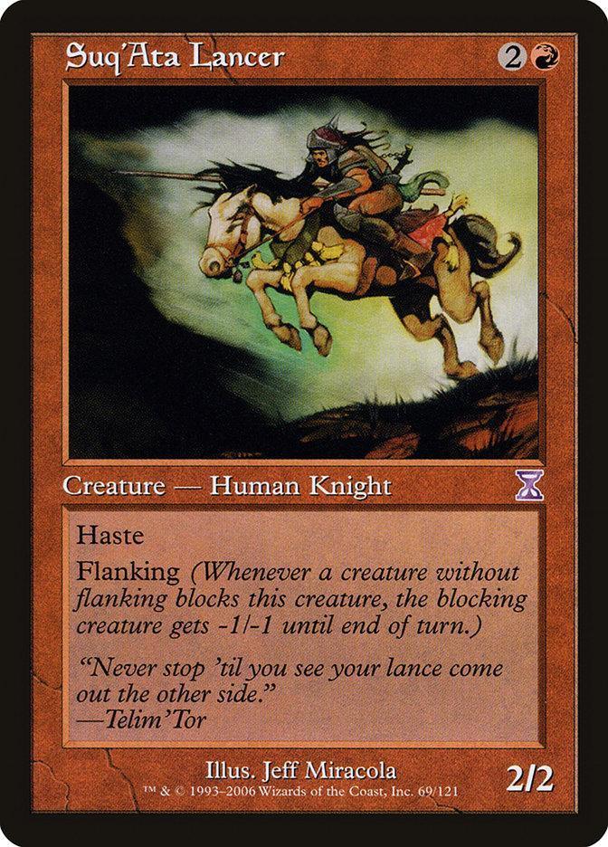 Magic: The Gathering MTG Single Suq'Ata Lancer [Time Spiral Timeshifted]