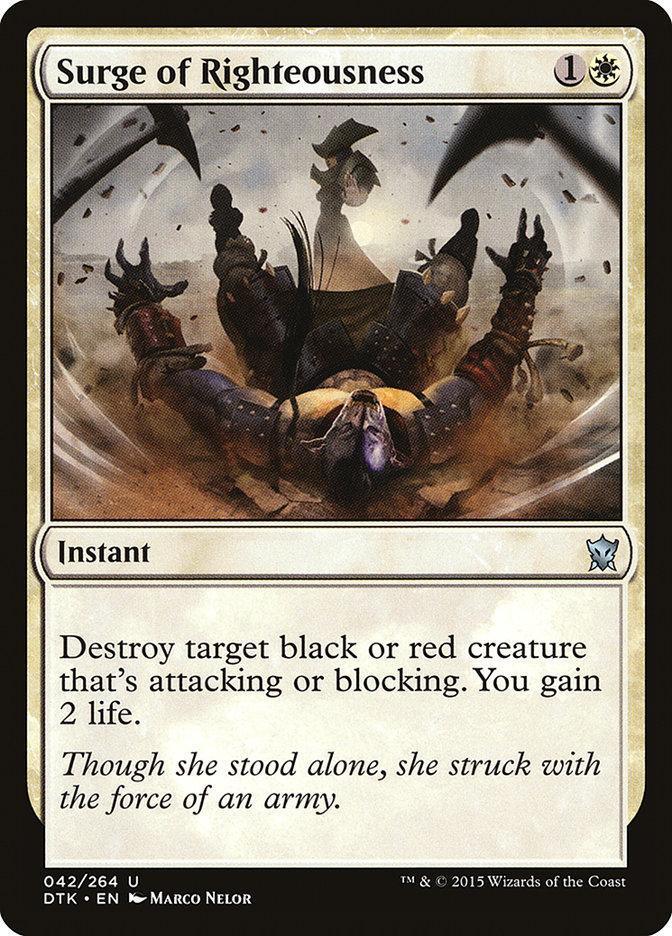 Magic: The Gathering MTG Single Surge of Righteousness [Dragons of Tarkir]