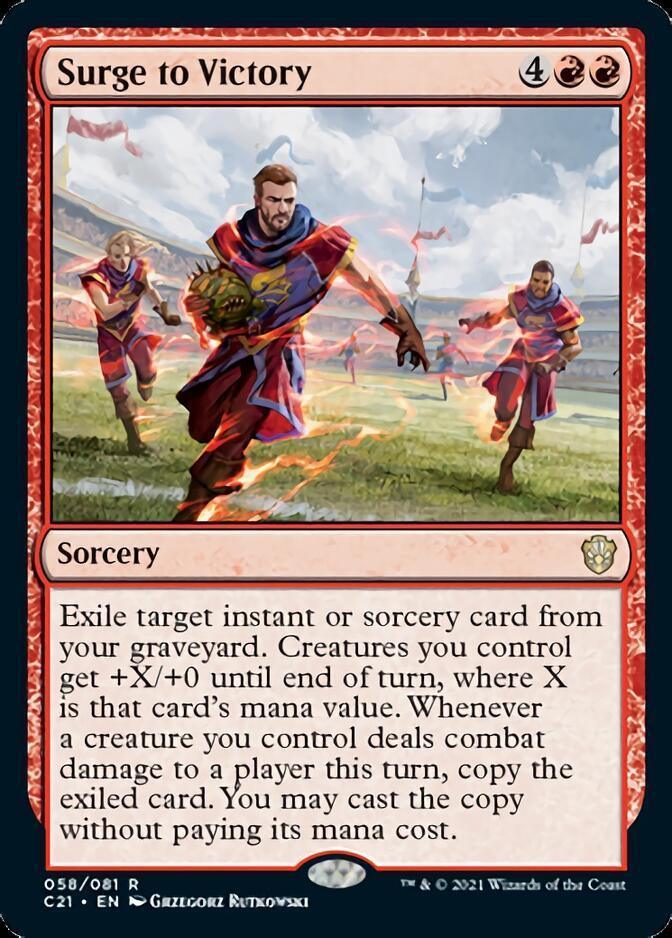 Magic: The Gathering MTG Single Surge to Victory [Commander 2021]
