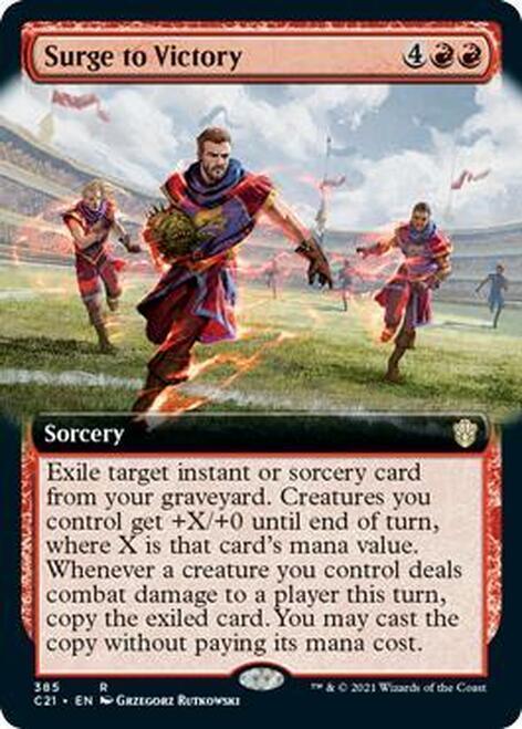 Magic: The Gathering MTG Single Surge to Victory (Extended) [Commander 2021]
