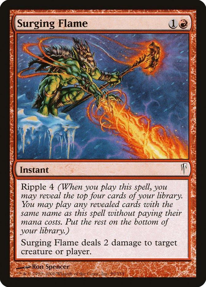 Magic: The Gathering MTG Single Surging Flame [Coldsnap]