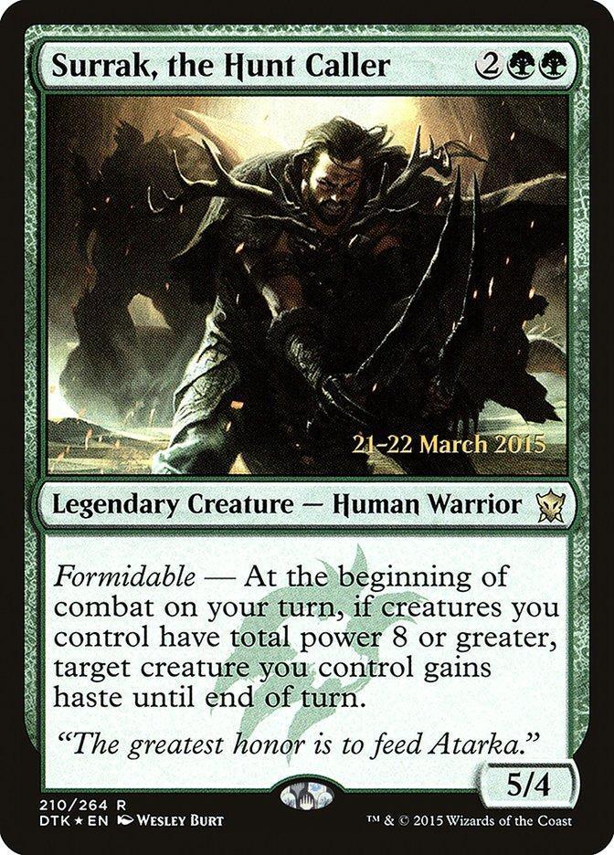Magic: The Gathering MTG Single Surrak, the Hunt Caller  [Dragons of Tarkir Prerelease Promos]