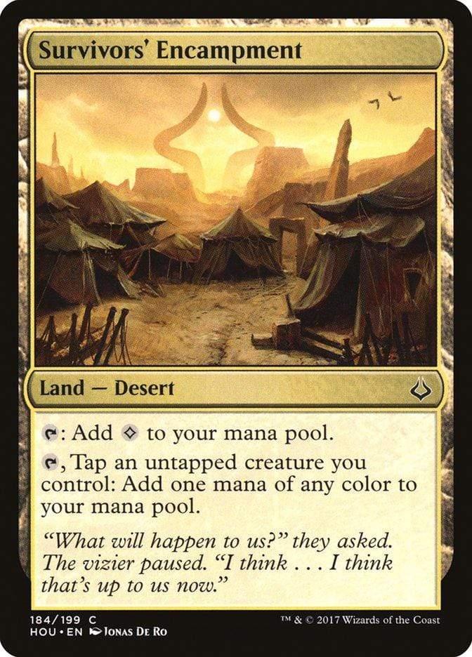 Magic: The Gathering MTG Single Survivors' Encampment [Hour of Devastation]
