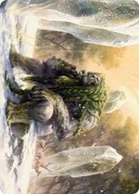 Magic: The Gathering MTG Single Svella, Ice Shaper Art Card (Gold-Stamped Signature) [Kaldheim: Art Series]