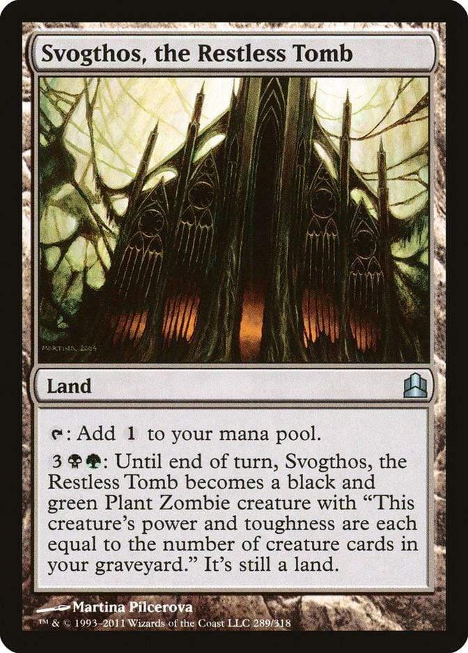 Magic: The Gathering MTG Single Svogthos, the Restless Tomb [Commander 2011]