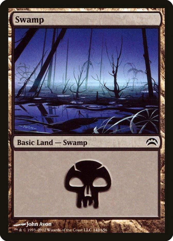 Magic: The Gathering MTG Single Swamp (142) [Planechase 2012]
