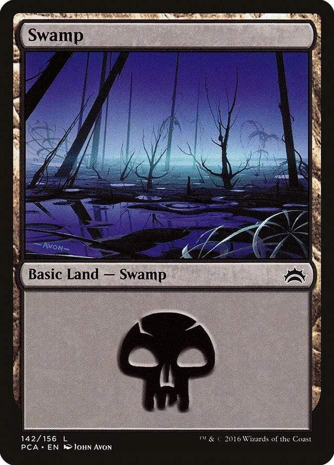 Magic: The Gathering MTG Single Swamp (142) [Planechase Anthology]