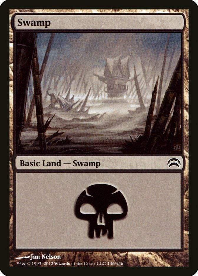 Magic: The Gathering MTG Single Swamp (146) [Planechase 2012]