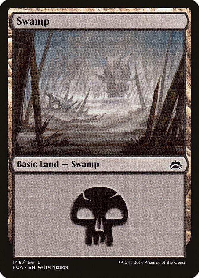 Magic: The Gathering MTG Single Swamp (146) [Planechase Anthology]