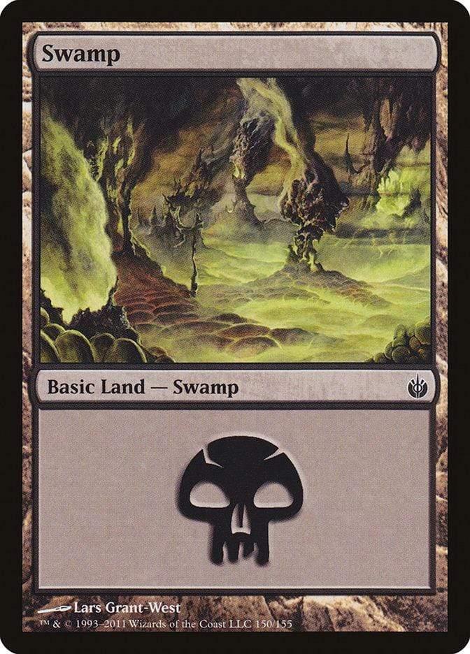 Magic: The Gathering MTG Single Swamp (150) [Mirrodin Besieged]