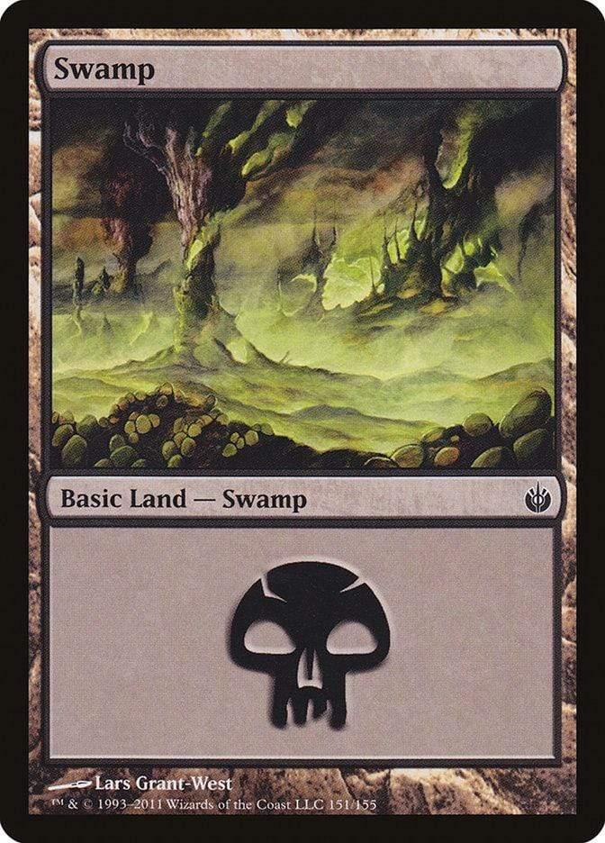 Magic: The Gathering MTG Single Swamp (151) [Mirrodin Besieged]