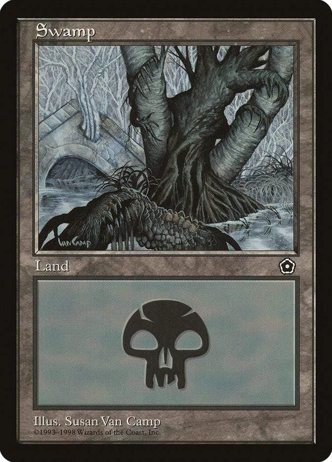 Magic: The Gathering MTG Single Swamp (157) [Portal Second Age]
