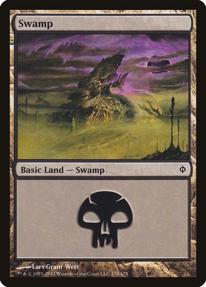 Magic: The Gathering MTG Single Swamp (170) [New Phyrexia]