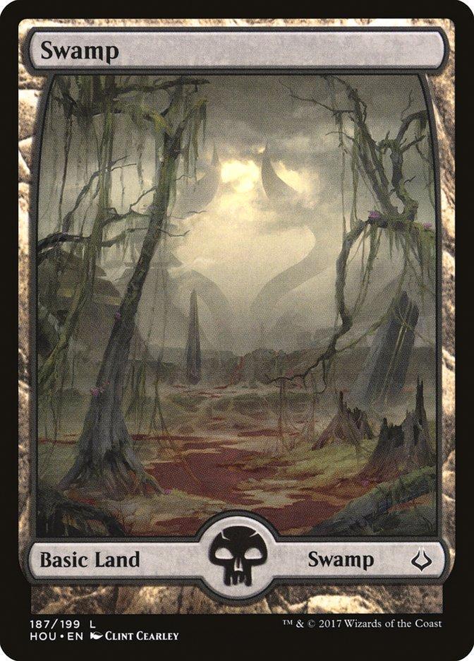Magic: The Gathering MTG Single Swamp (187) [Hour of Devastation]