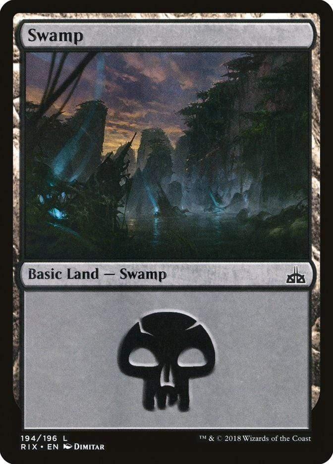 Magic: The Gathering MTG Single Swamp (194) [Rivals of Ixalan]