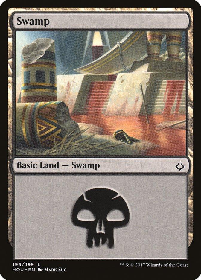 Magic: The Gathering MTG Single Swamp (195) [Hour of Devastation]