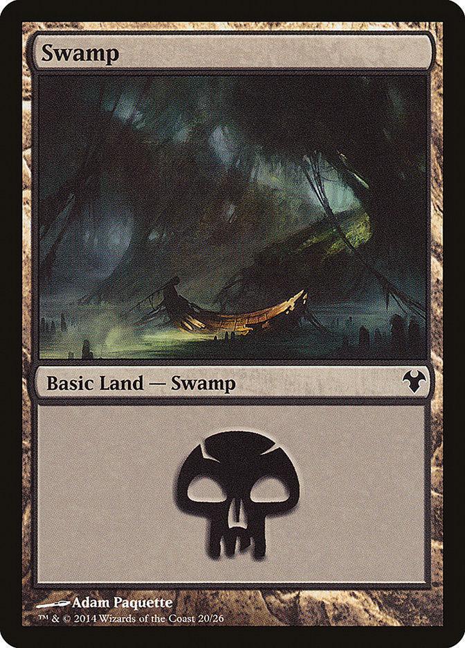 Magic: The Gathering MTG Single Swamp (20) [Modern Event Deck 2014]