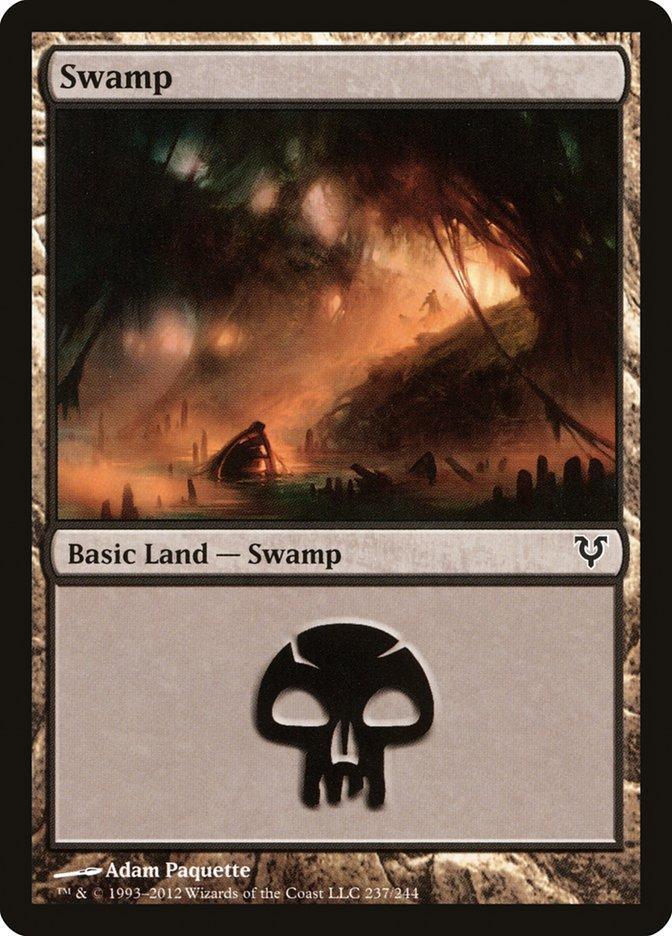 Magic: The Gathering MTG Single Swamp (237) [Avacyn Restored]