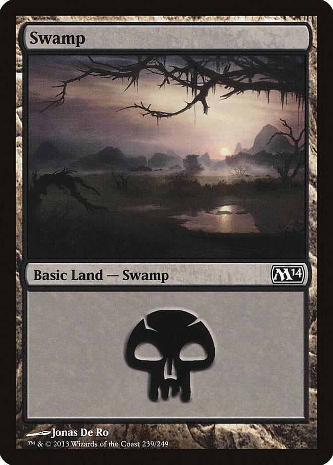 Magic: The Gathering MTG Single Swamp (239) [Magic 2014]