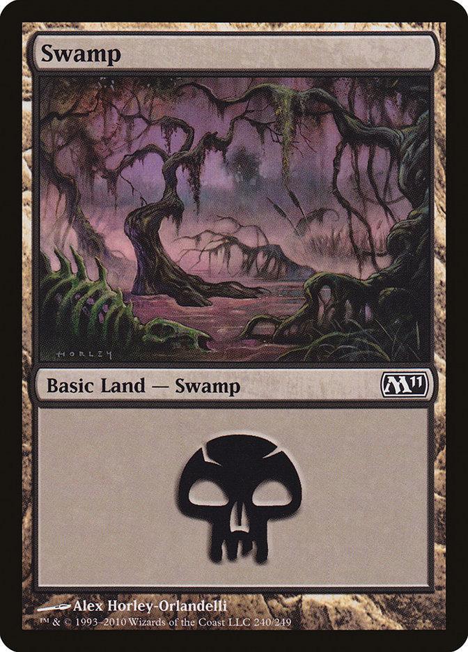 Magic: The Gathering MTG Single Swamp (240) [Magic 2011]