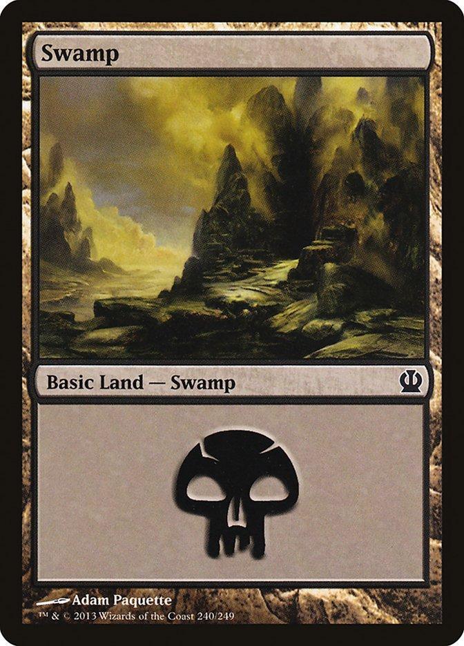 Magic: The Gathering MTG Single Swamp (240) [Theros]